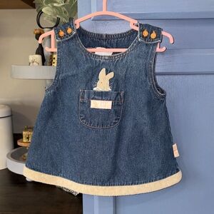 Vintage Petter Rabbit Denim Dress